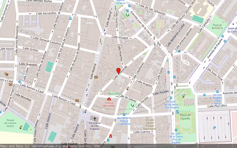 Mapa de Subasta Inmueble (Garaje) en Getafe, Madrid