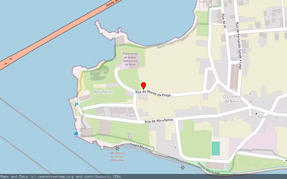 Mapa de Subasta Inmueble (Solar) en Noia, A Coruña