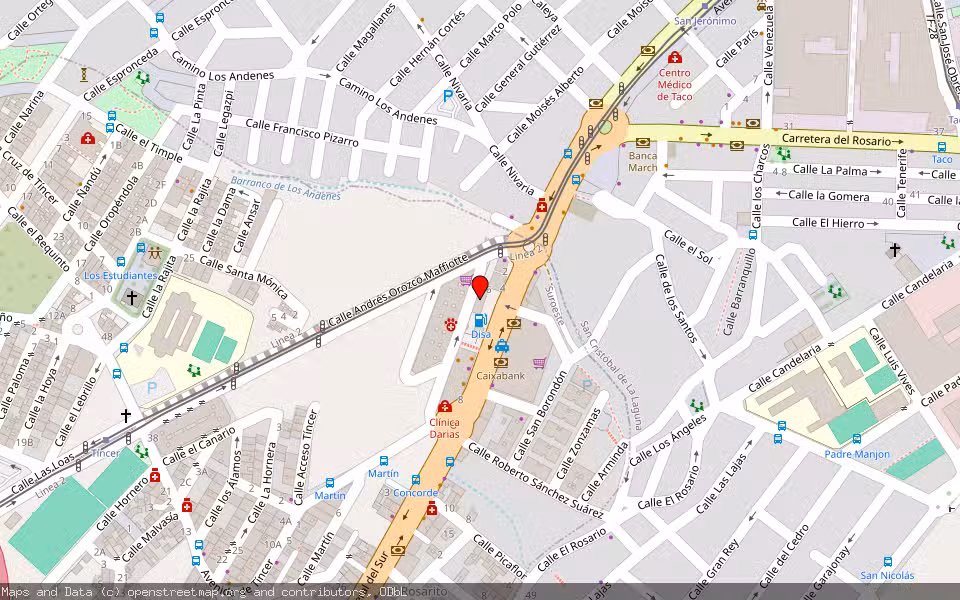 Mapa de Subasta Inmueble (Local comercial) en Taco, Santa Cruz de Tenerife