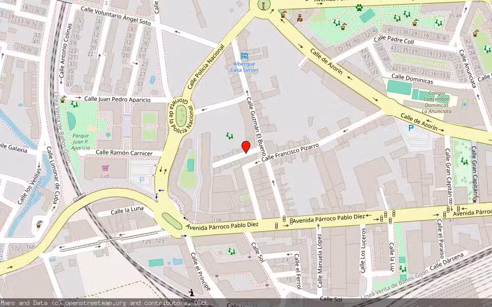 Mapa de Subasta Inmueble (Vivienda) en San Andres Del Rabanedo, León