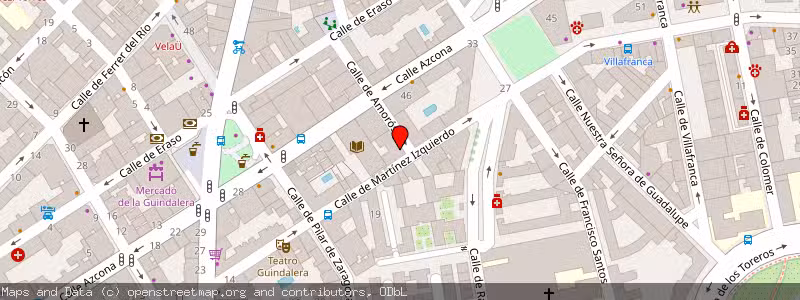 Mapa de Subasta de Inmueble (Vivienda) en Madrid, Madrid 