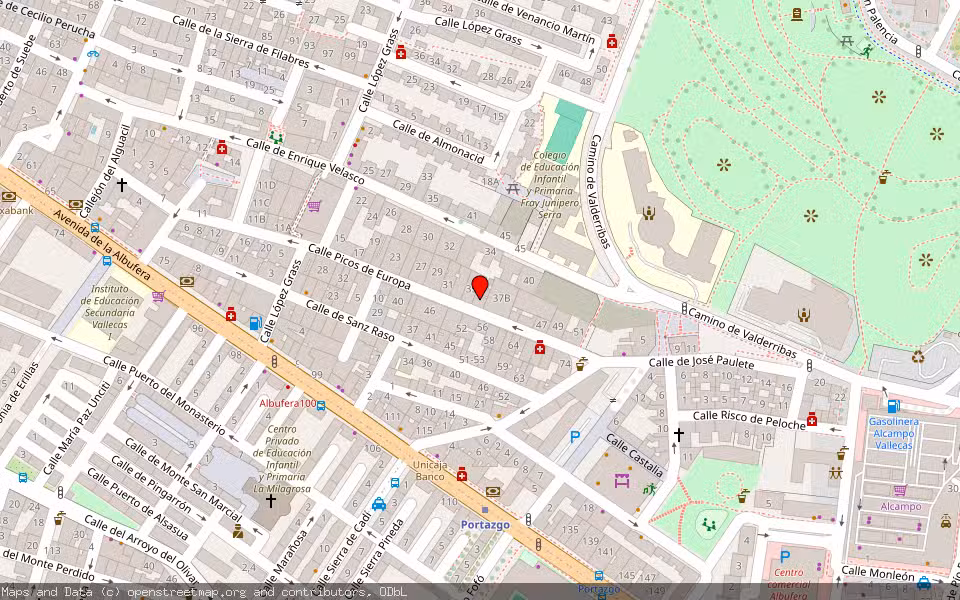 Mapa de Subasta Inmueble (Vivienda) en Madrid