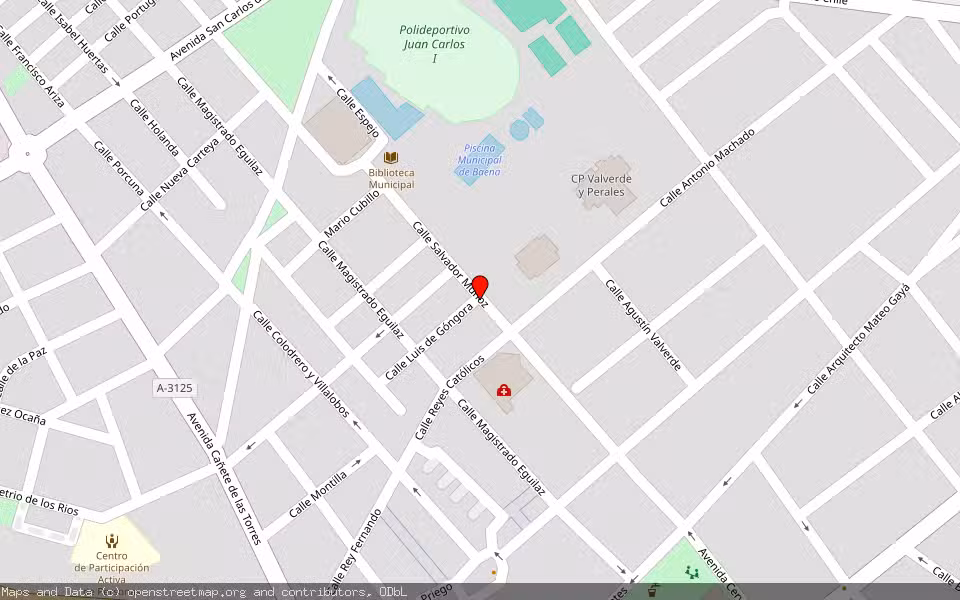 Mapa de Subasta Inmueble (Garaje) en Baena, Córdoba