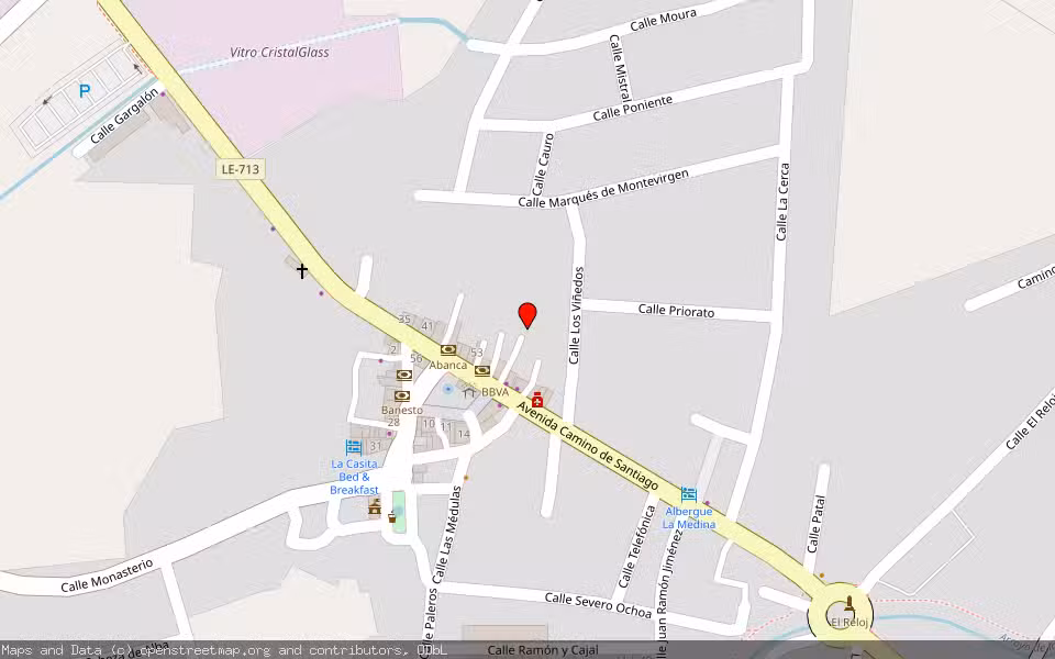 Mapa de Subasta Inmueble (Otros) en Camponaraya, León