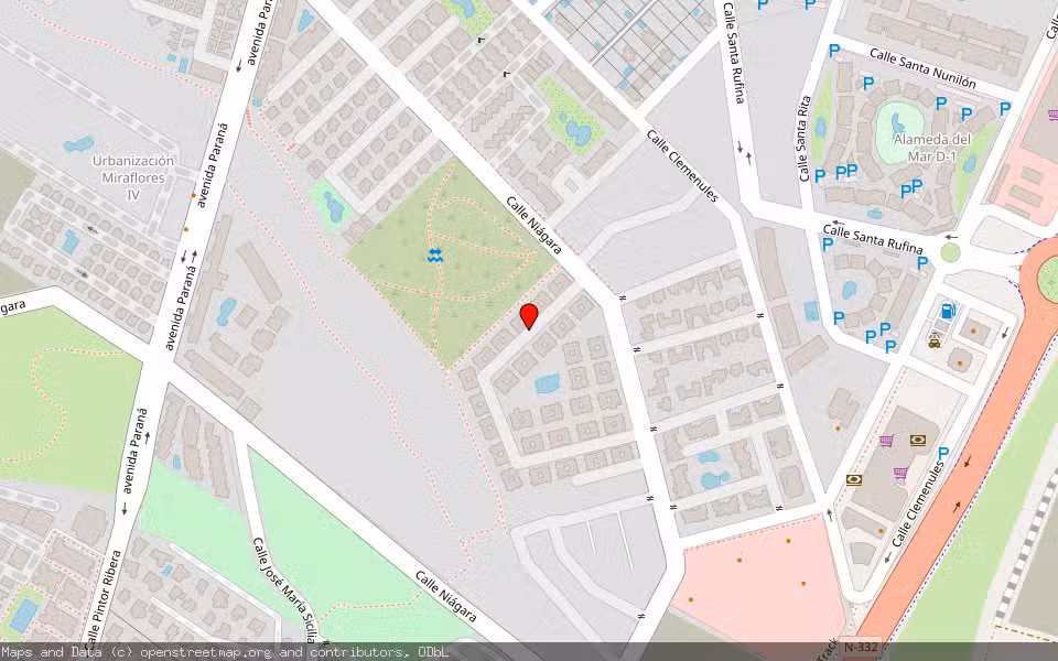 Mapa de Subasta Inmueble (Vivienda) en Orihuela, Alicante/Alacant