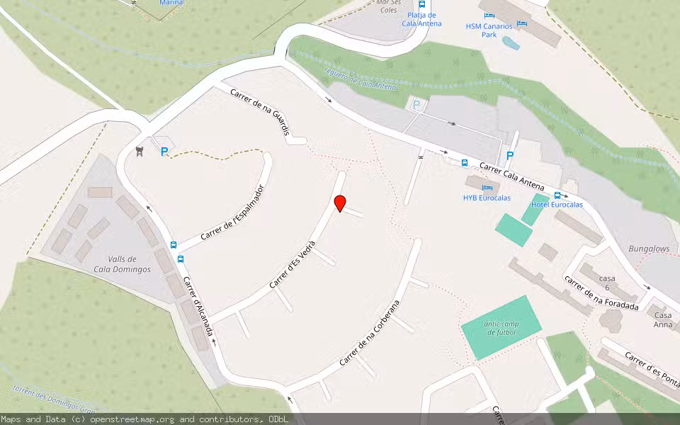 Mapa de Subasta Inmueble (Vivienda) en Manacor, Illes Balears