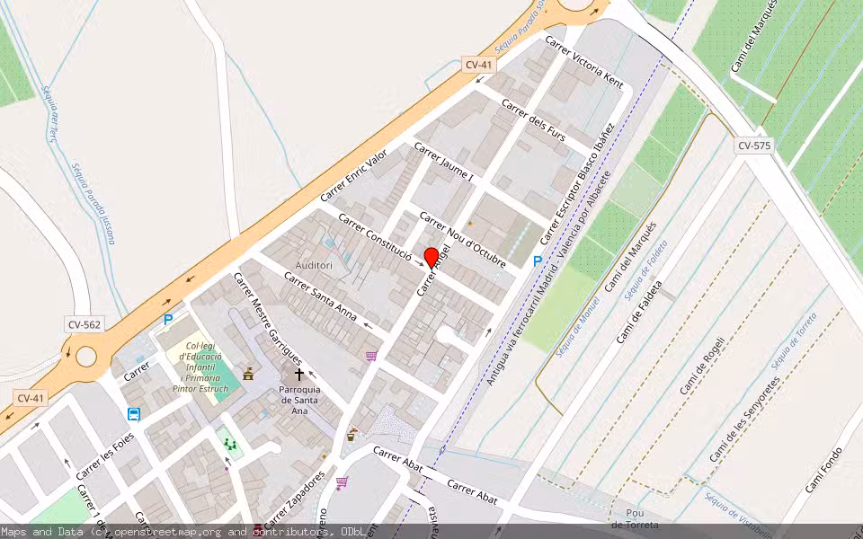 Mapa de Subasta Inmueble (Vivienda) en Manuel, Valencia/València