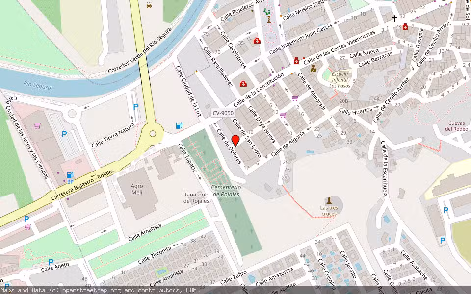 Mapa de Subasta Inmueble (Vivienda) en Rojales, Alicante/Alacant
