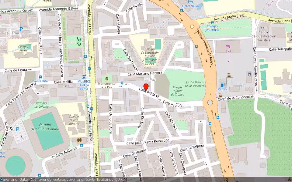 Mapa de Subasta Inmueble (Vivienda) en Murcia