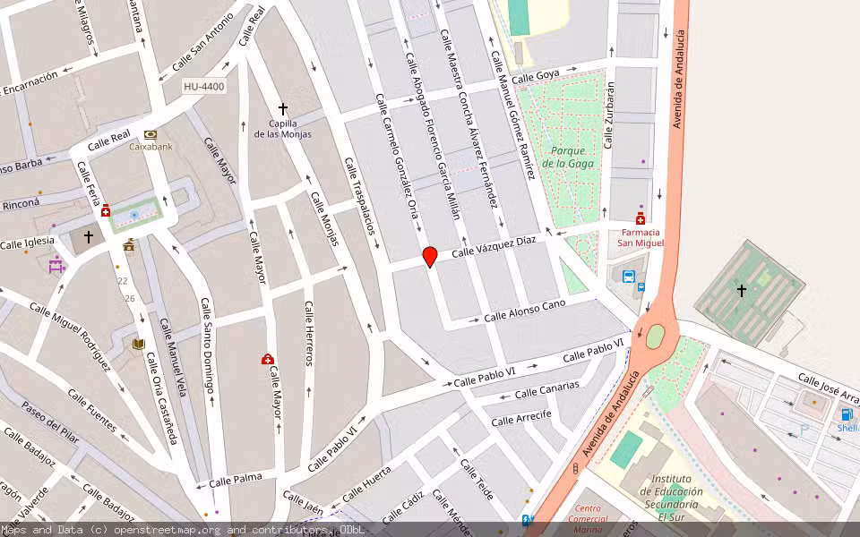 Mapa de Subasta Inmueble (Vivienda) en Lepe, Huelva