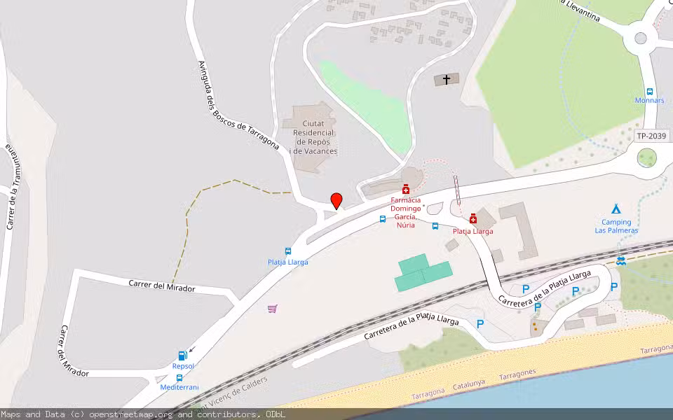 Mapa de Subasta Inmueble (Vivienda) en Tarragona