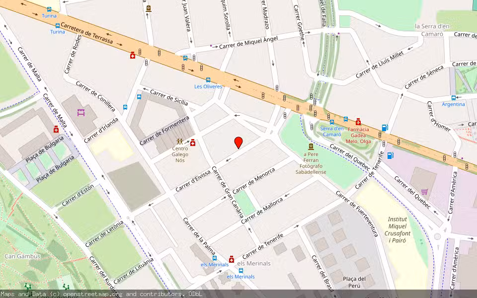 Mapa de Subasta Inmueble (Vivienda) en Sabadell, Barcelona