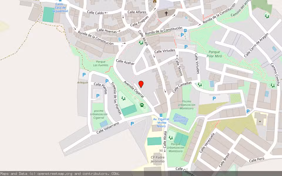 Mapa de Subasta Inmueble (Vivienda) en Algete, Madrid