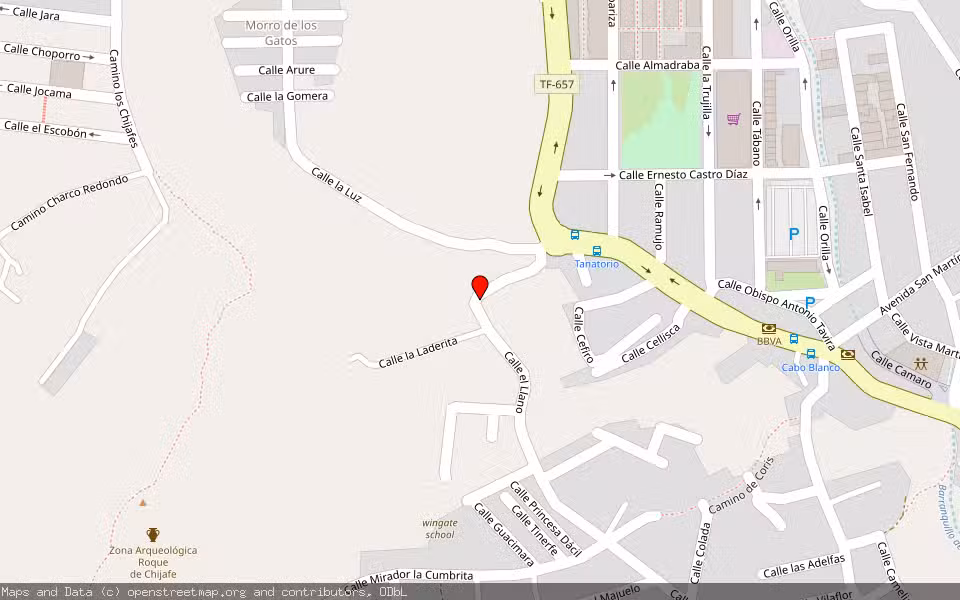Mapa de Subasta Inmueble (Local comercial) en Arona, Santa Cruz de Tenerife