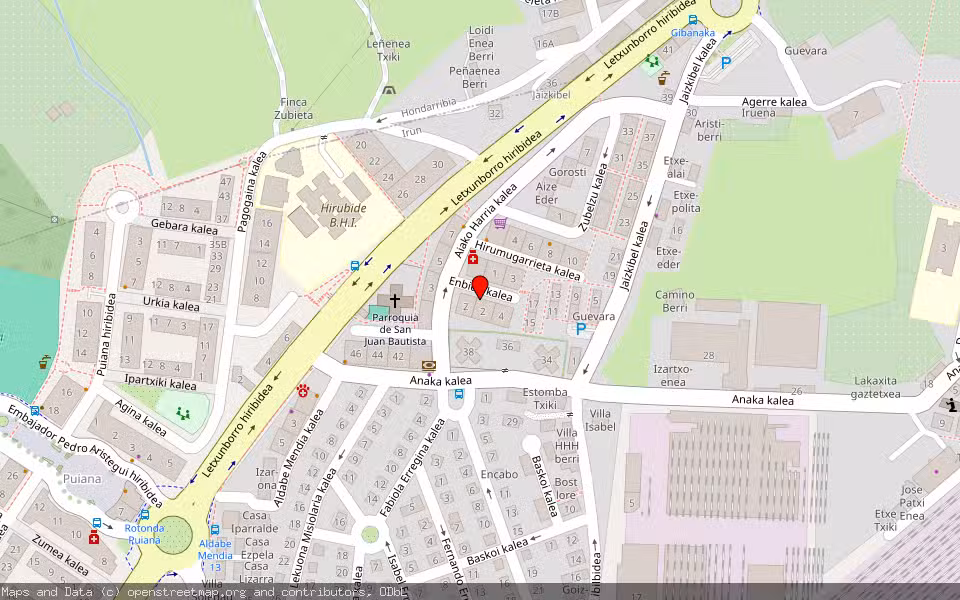 Mapa de Subasta Inmueble (Vivienda) en Irun, Gipuzkoa