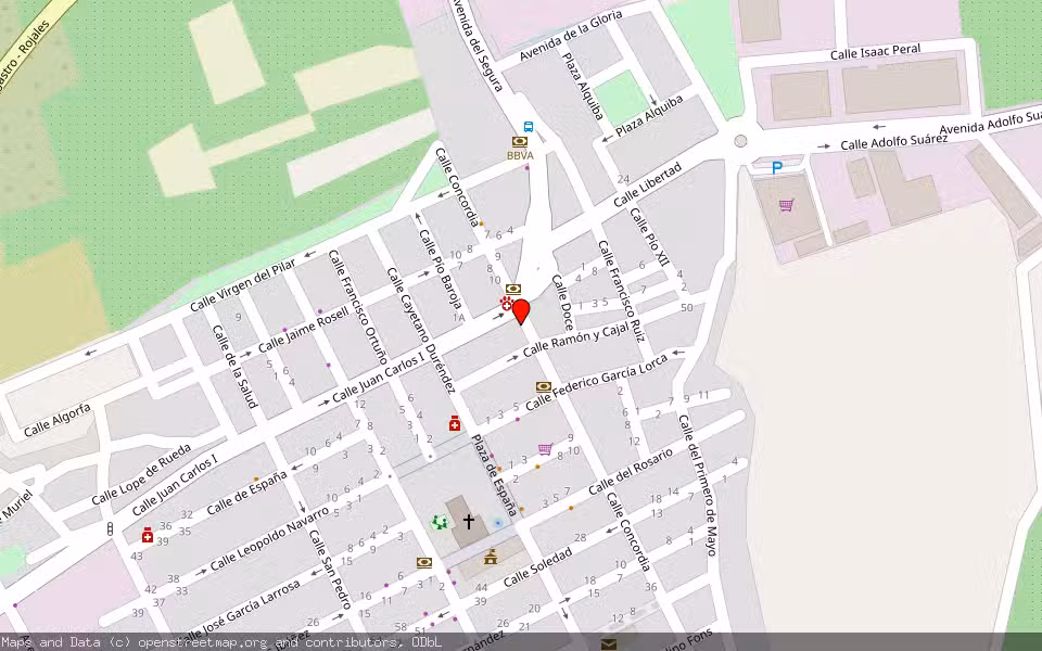 Mapa de Subasta Inmueble (Vivienda) en Benejúzar, Alicante/Alacant