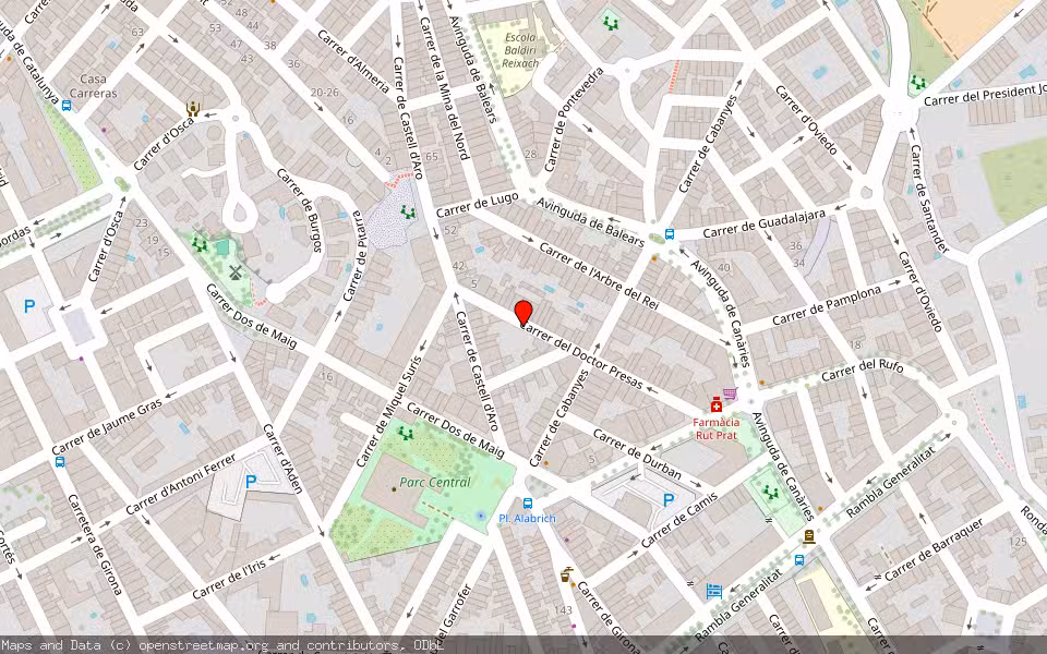 Mapa de Subasta Inmueble (Vivienda) en Sant Feliu De Guixols, Girona