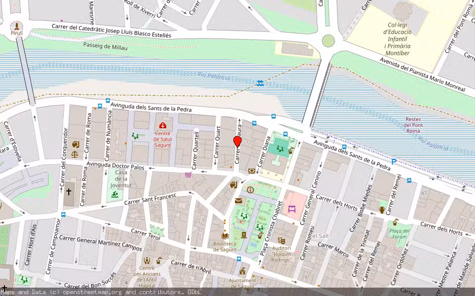 Mapa de Subasta Inmueble (Vivienda) en Sagunt, Valencia/València
