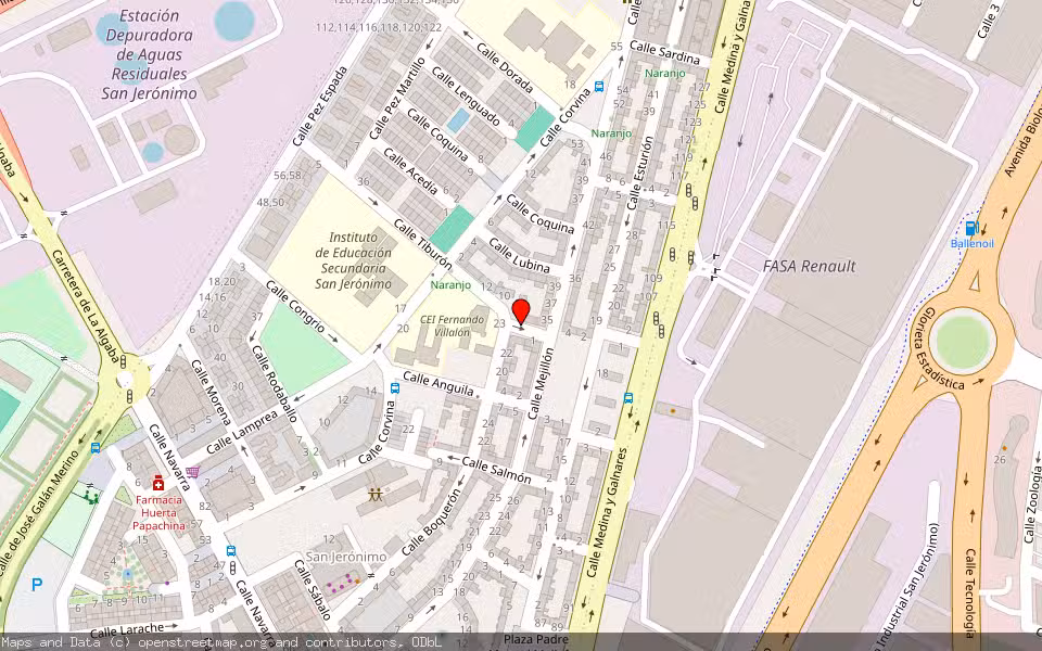 Mapa de Subasta Inmueble (Vivienda) en Sevilla