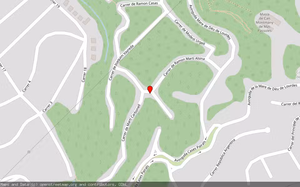 Mapa de Subasta Inmueble (Solar) en Corbera De Llobregat, Barcelona