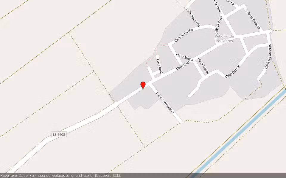 Mapa de Subasta Inmueble (Vivienda) en Palanquinos, León