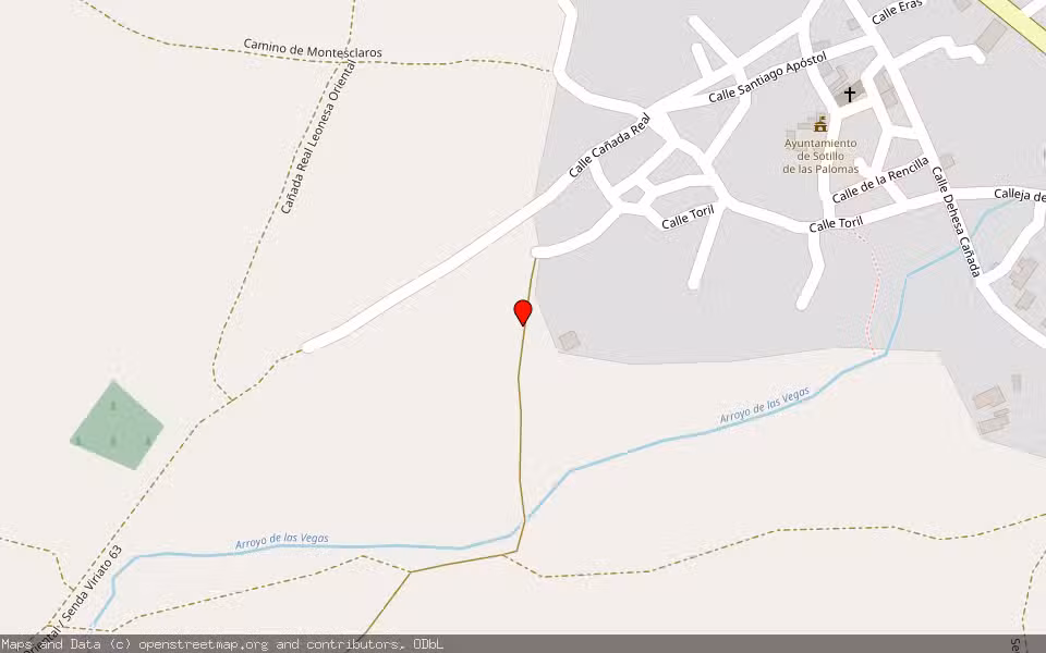 Mapa de Subasta Inmueble (Garaje) en Sotillo De Las Palomas, Toledo