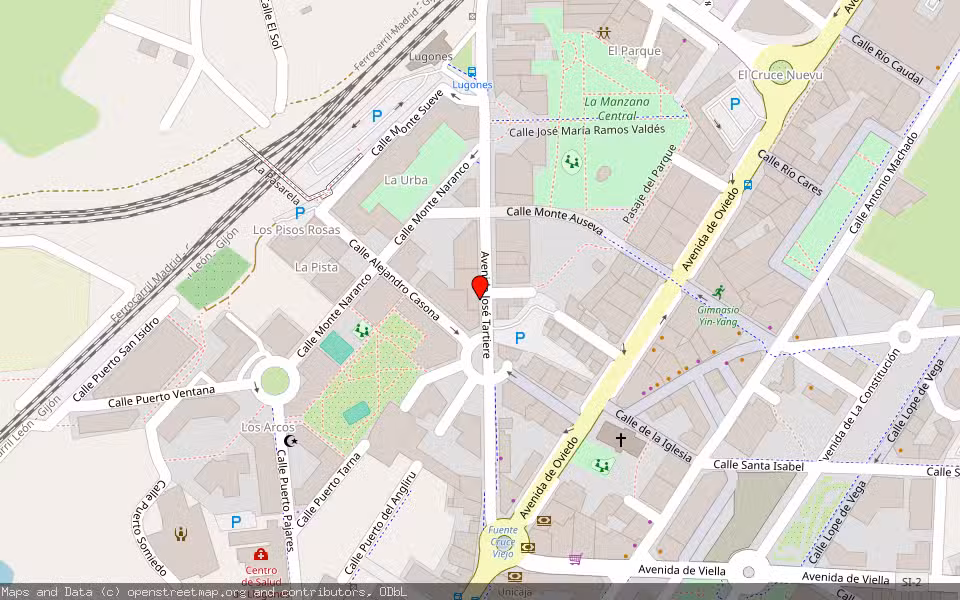 Mapa de Subasta Inmueble (Vivienda) en Siero, Asturias