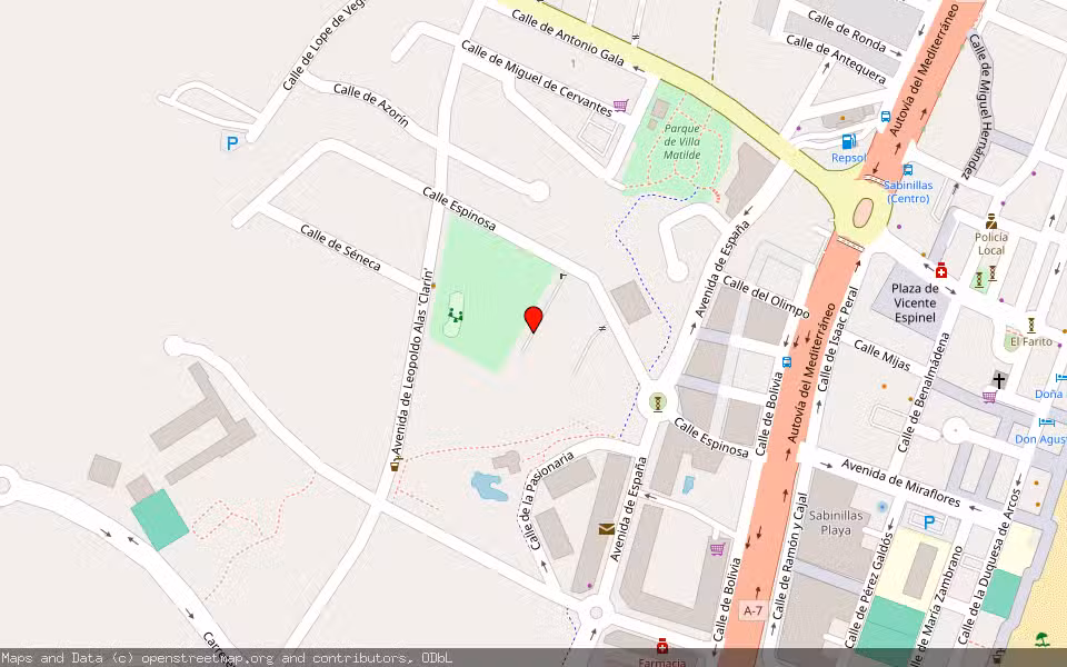 Mapa de Subasta Inmueble (Vivienda) en Manilva, Málaga