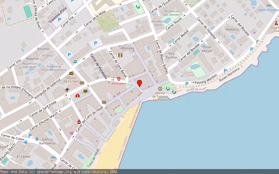 Mapa de Subasta Inmueble (Otros) en Alcalà De Xivert, Castellón/Castelló