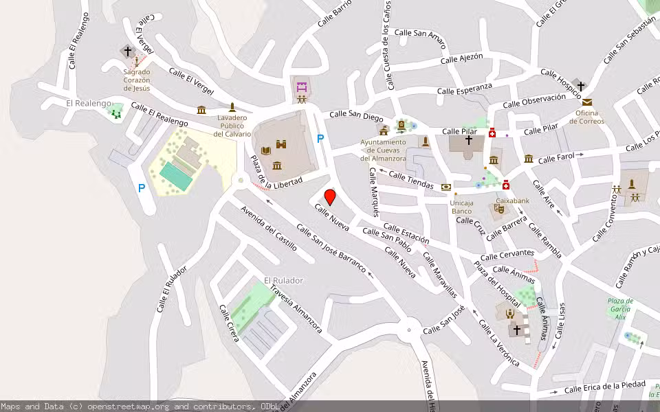 Mapa de Subasta Inmueble (Vivienda) en Cuevas De Almanzora, Almería
