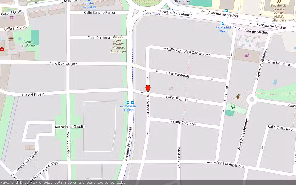 Mapa de Subasta Inmueble (Vivienda) en Villanueva De La Cañada, Madrid