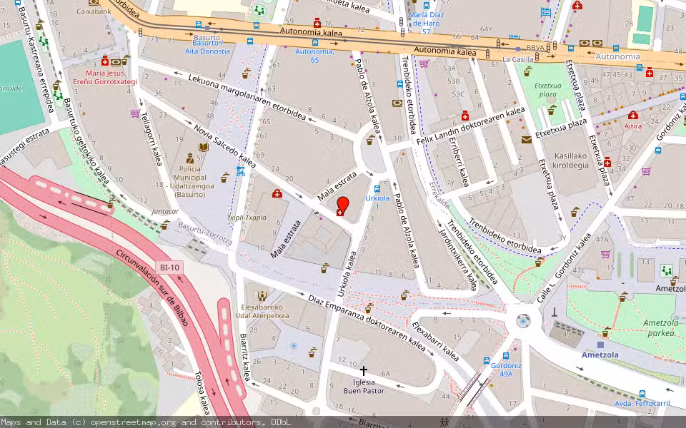 Mapa de Subasta Inmueble (Vivienda) en Bilbao, Bizkaia