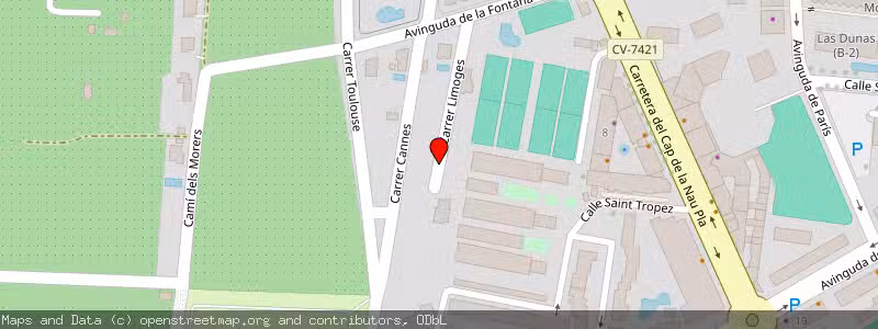 Mapa de Subasta de Inmueble (Vivienda) en Xabia-javea, Alicante 