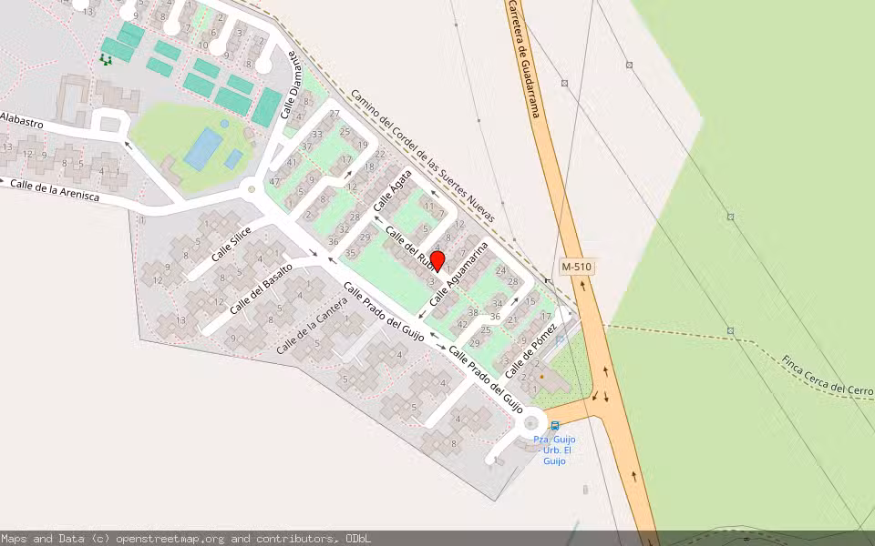 Mapa de Subasta Inmueble (Vivienda) en Galapagar, Madrid