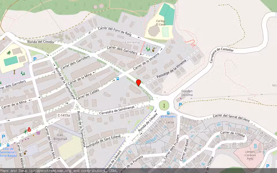 Mapa de Subasta Inmueble (Vivienda) en Castellar Del Vallès, Barcelona