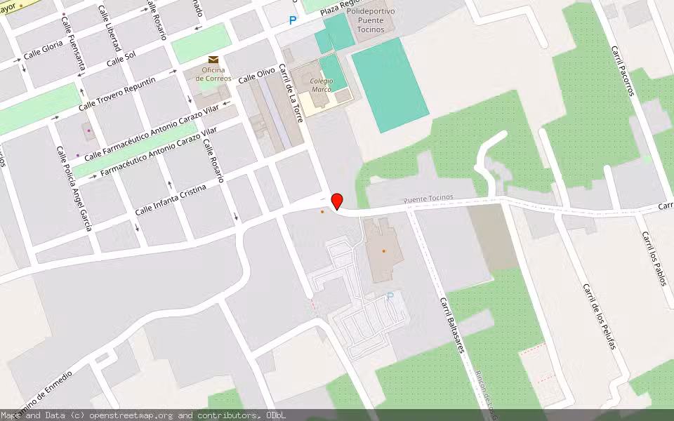 Mapa de Subasta Inmueble (Solar) en Murcia