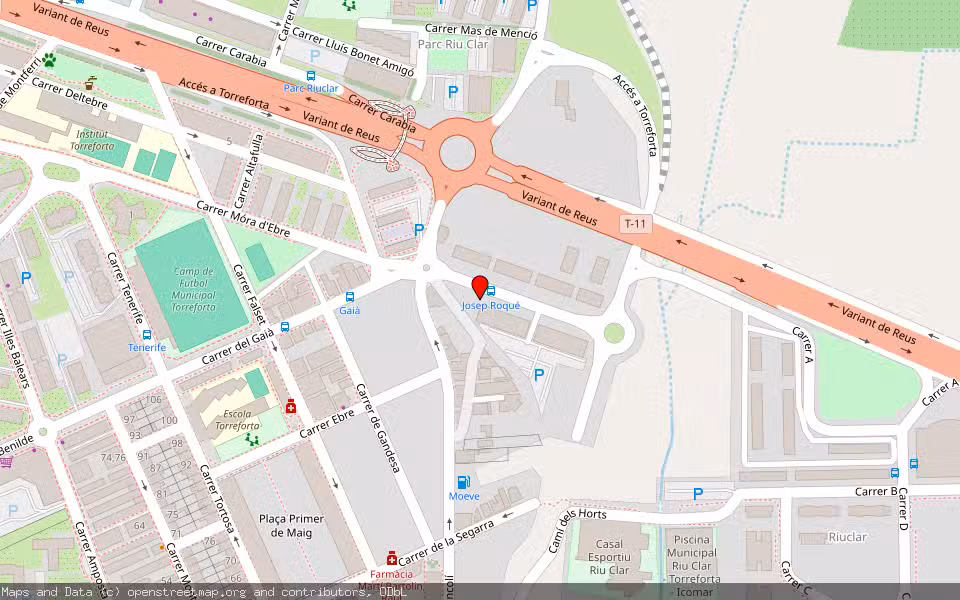 Mapa de Subasta Inmueble (Vivienda) en Tarragona