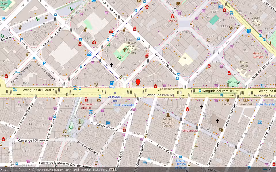Mapa de Subasta Inmueble (Vivienda) en Barcelona