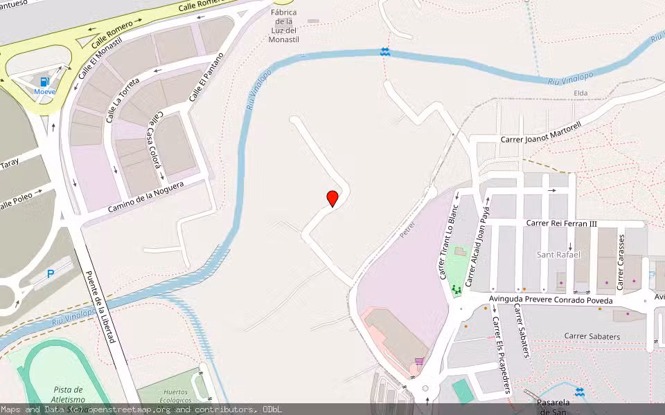 Mapa de Subasta Inmueble (Vivienda) en Elda, Alicante/Alacant