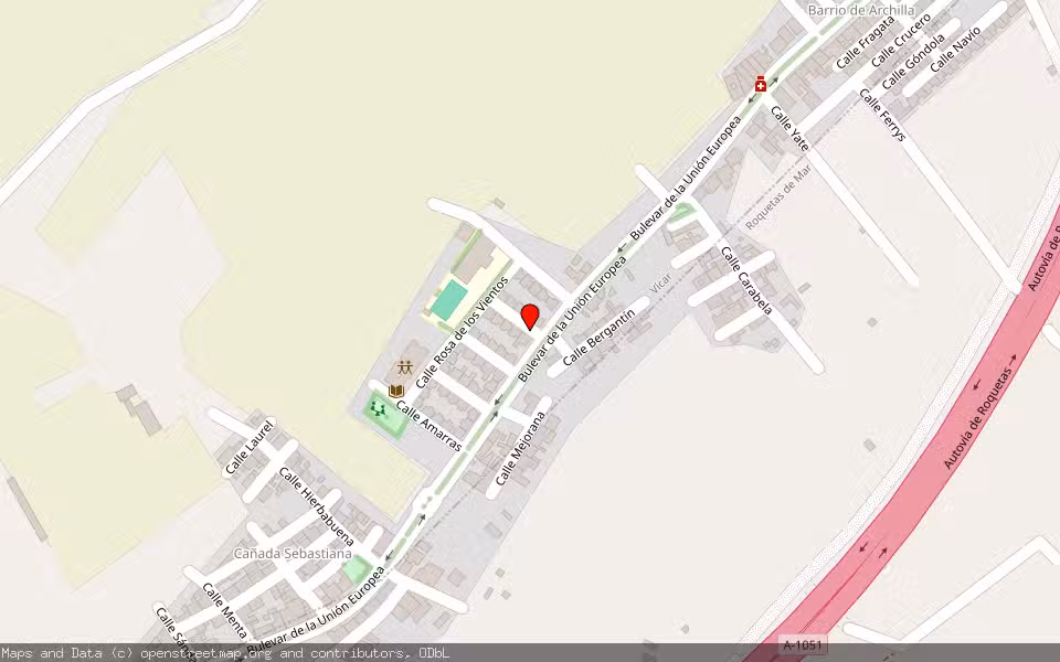 Mapa de Subasta Inmueble (Vivienda) en Vicar, Almería