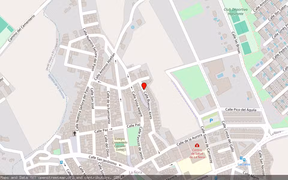 Mapa de Subasta Inmueble (Vivienda) en Murcia