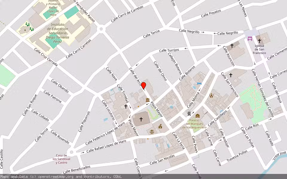 Mapa de Subasta Inmueble (Solar) en San Clemente, Cuenca