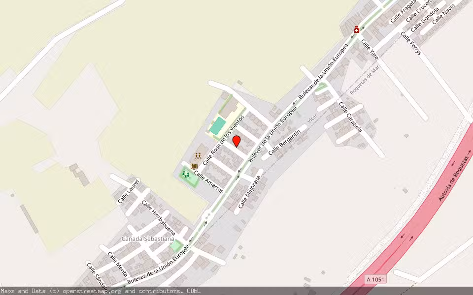 Mapa de Subasta Inmueble (Vivienda) en Vicar, Almería