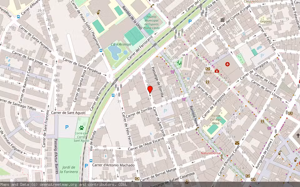 Mapa de Subasta Inmueble (Vivienda) en Mollet Del Vallès, Barcelona