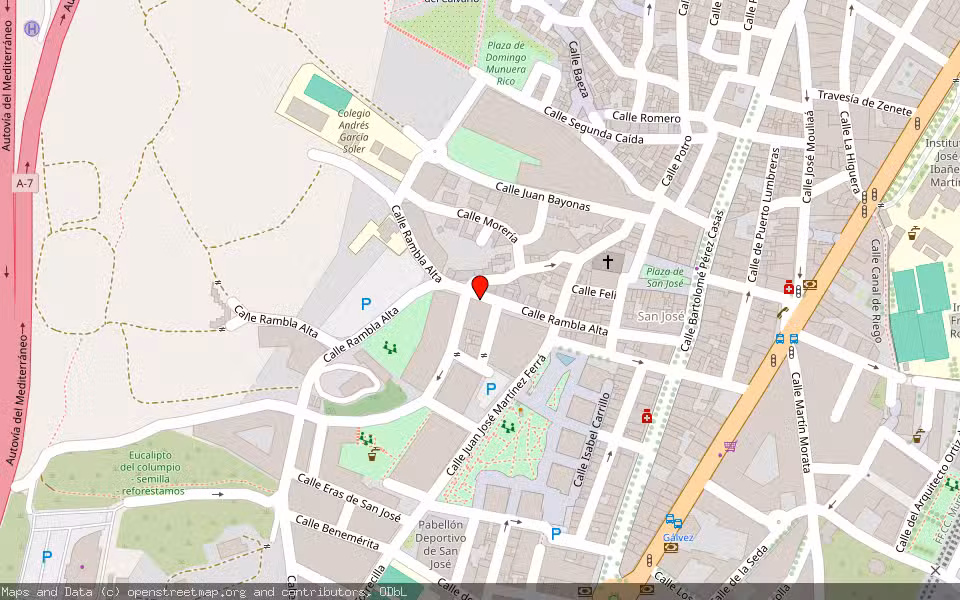 Mapa de Subasta Inmueble (Vivienda) en Lorca, Murcia