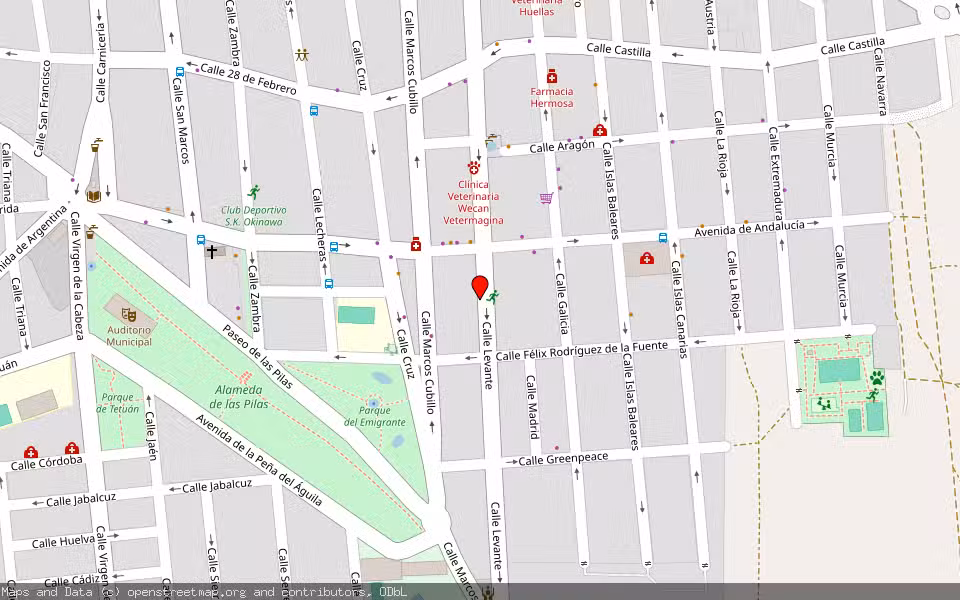 Mapa de Subasta Inmueble (Garaje) en Mancha Real, Jaén