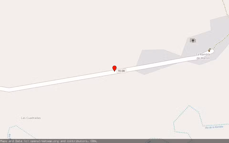 Mapa de Subasta Inmueble (Finca rústica) en Paraje La Rambla De Martin /  Municipio Martin Del Rio, Teruel