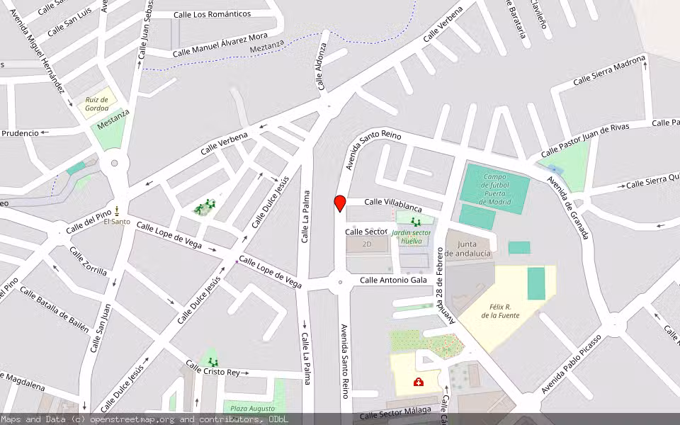 Mapa de Subasta Inmueble (Vivienda) en Andújar, Jaén