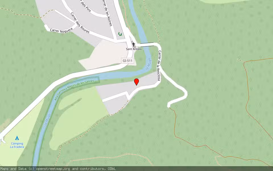 Mapa de Subasta Inmueble (Vivienda) en Sant Llorenç De La Muga, Girona