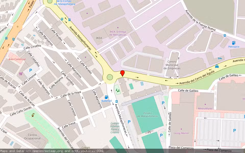 Mapa de Subasta Inmueble (Local comercial) en San Sebastian De Los Reyes, Madrid